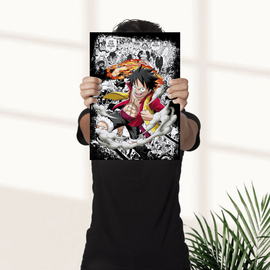 LUFFY ONE PICE || ANIME POSTERS || ONE PICE #7