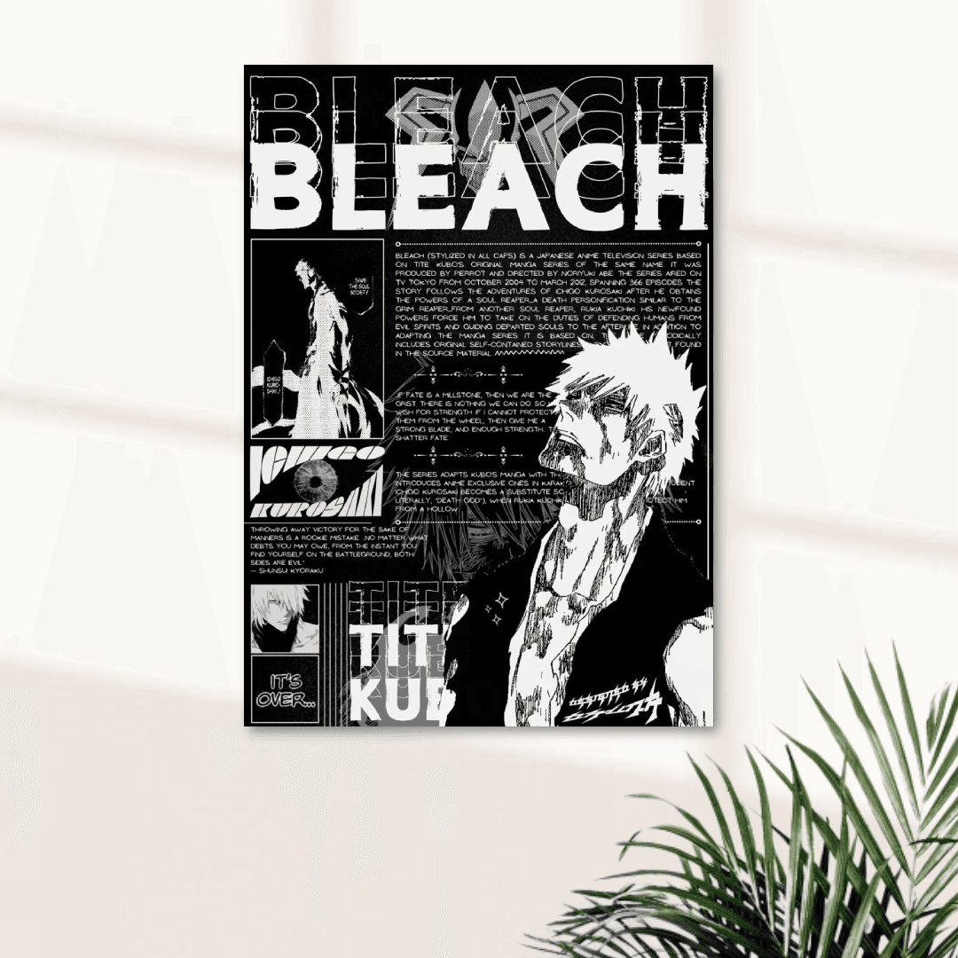 BLEACH ICHIGO || ANIME POSTERS || BLEACH #6