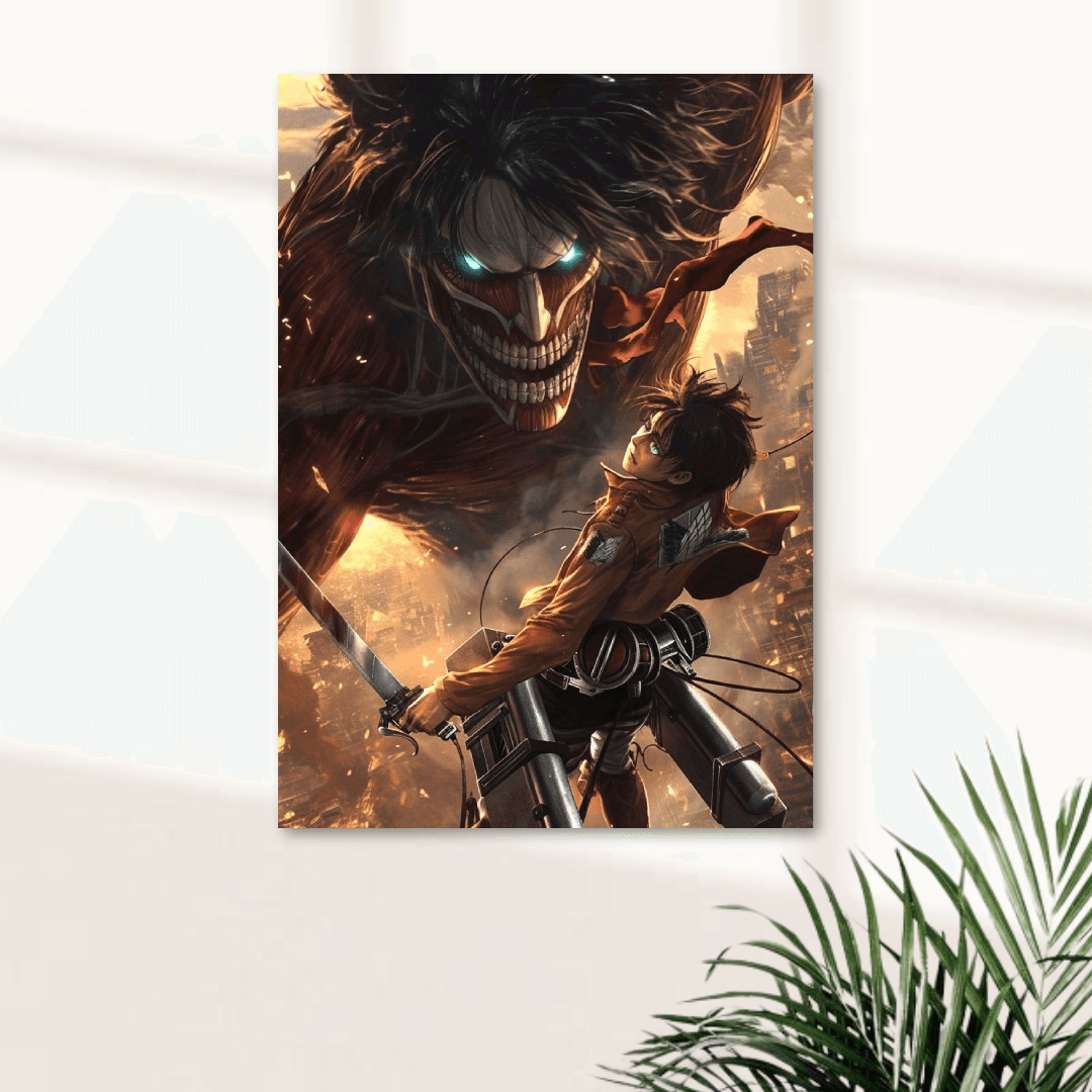 EREN JAEGER x LEVI ACKERMAN || ANIME POSTERS || ATTACK ON TITAN #4
