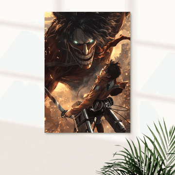 EREN JAEGER x LEVI ACKERMAN || ANIME POSTERS || ATTACK ON TITAN #4