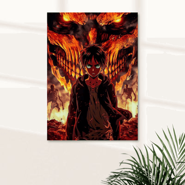 LEVI ACKERMAN x EREN JAEGER || ANIME POSTERS || ATTACK ON TITAN #5