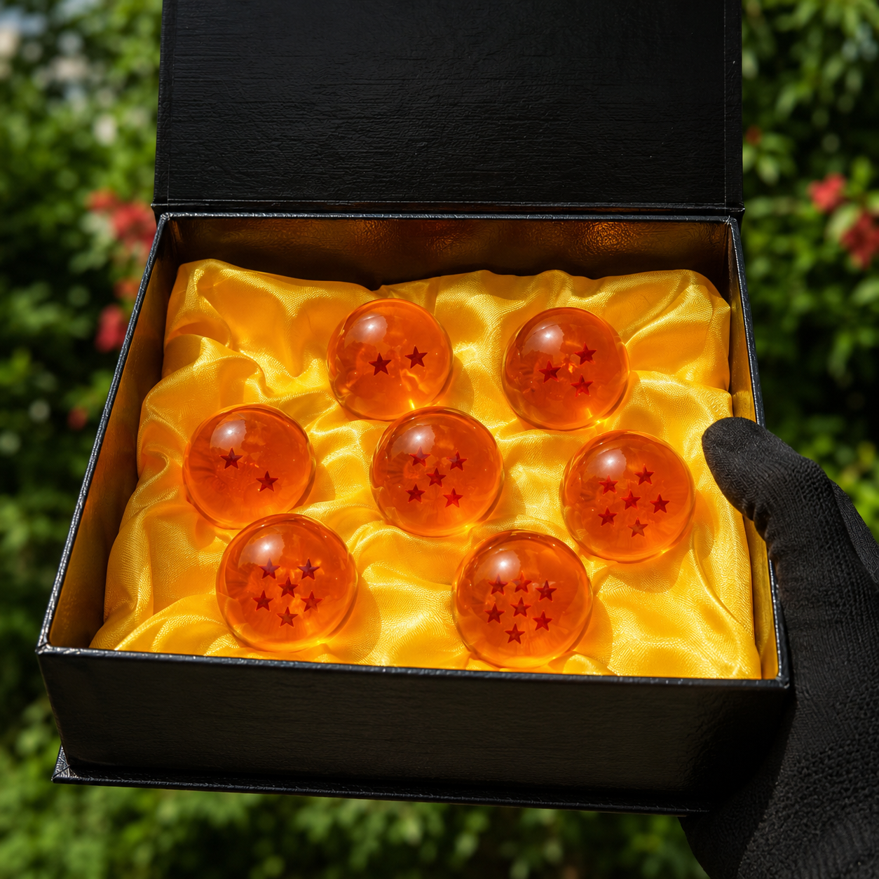 Dragon Ball Z 7 Star Crystal Ball Set with Premium Box || Acrylic Replica Collectors Edition Anime Merchandise || DRAGON BALL Z