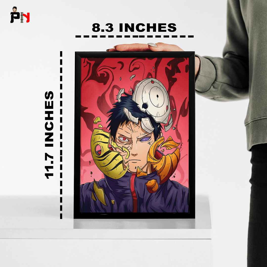 Naruto Obito Uchiha Anime Frame [ 11.7x8.3 INCHES ] || NARUTO