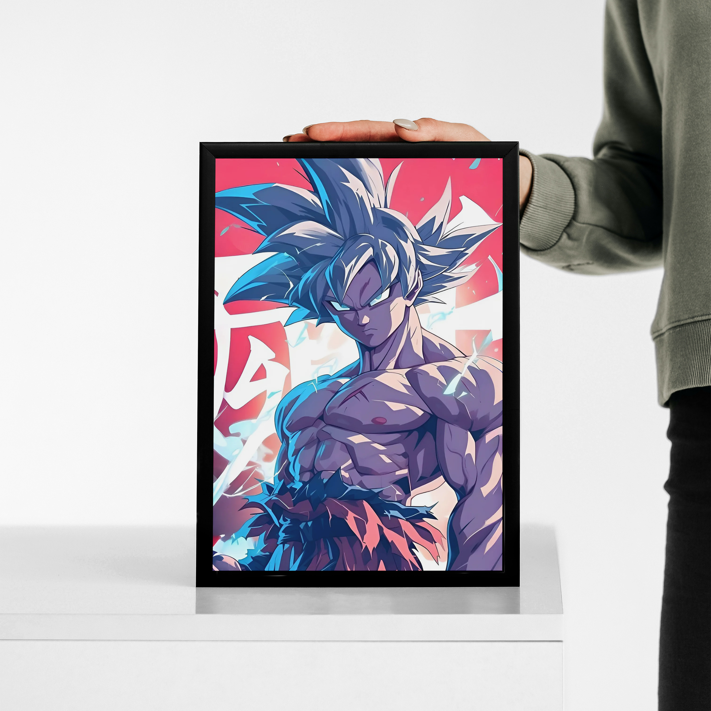 Goku Ultra Instinct Anime Frame [ 11.7x8.3 INCHES ] || DRAGON BALL Z ...