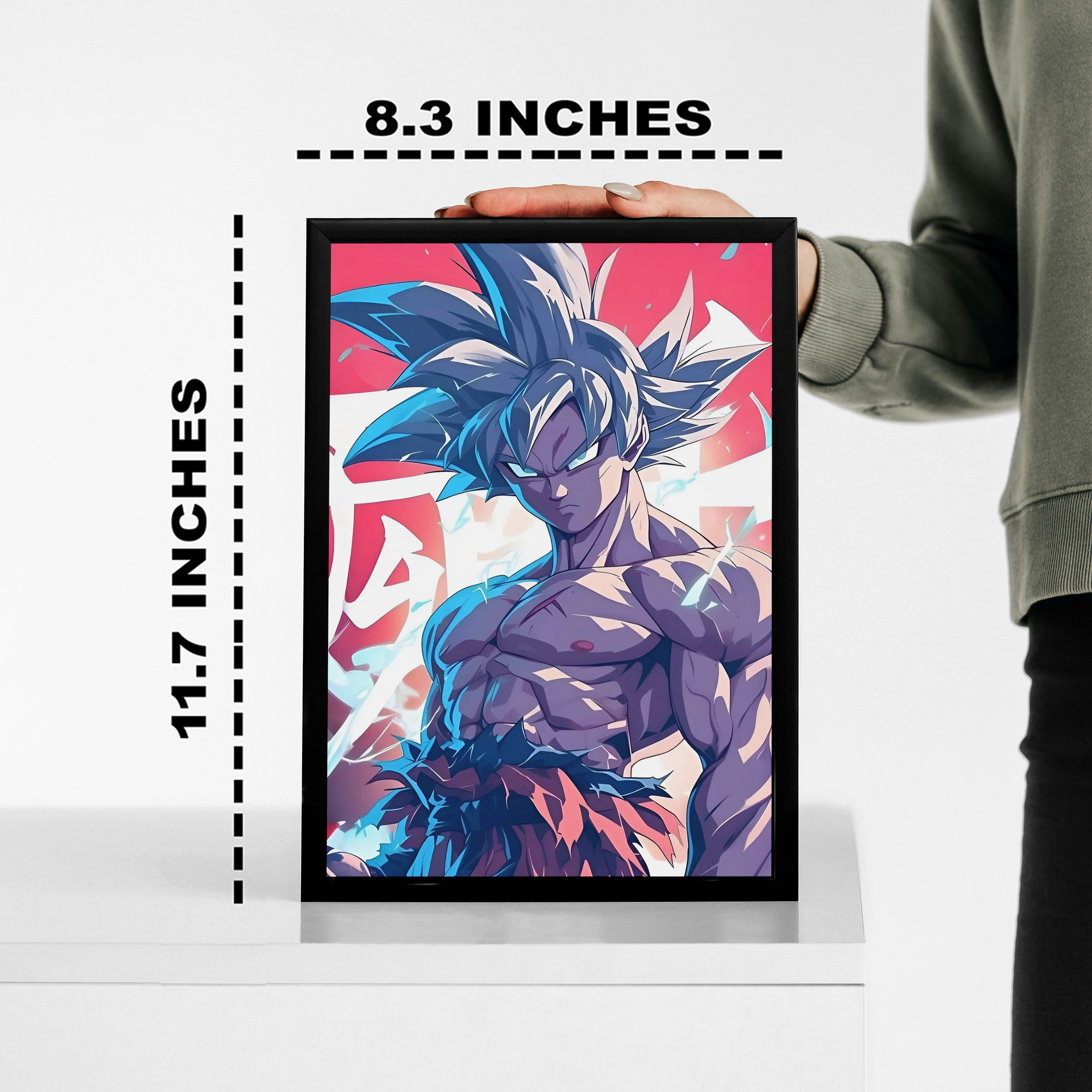 Goku Ultra Instinct Anime Frame [ 11.7x8.3 INCHES ] || DRAGON BALL Z