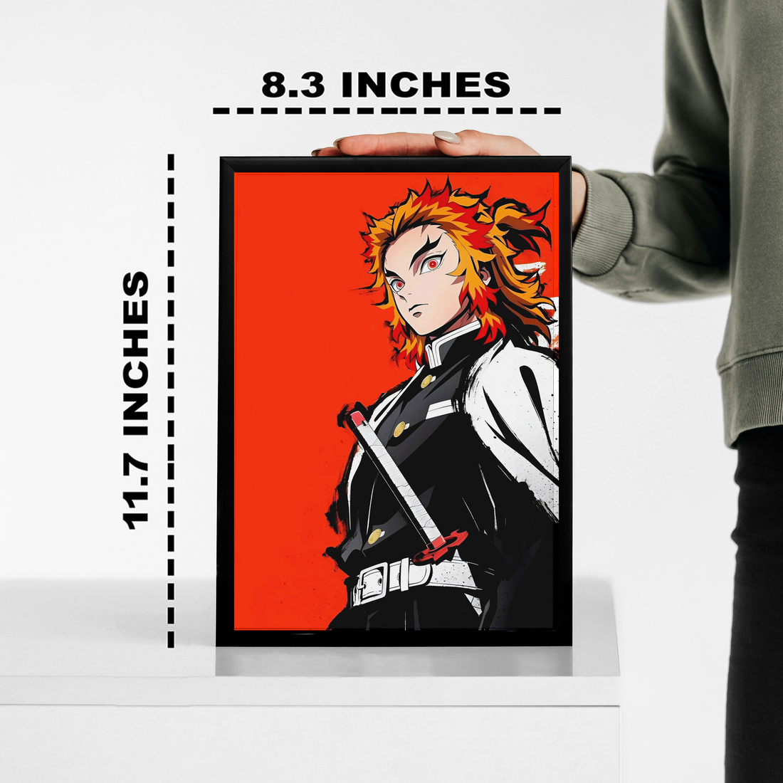 Rengoku Anime Frame [ 11.7x8.3 INCHES ] || DEMON SLAYER