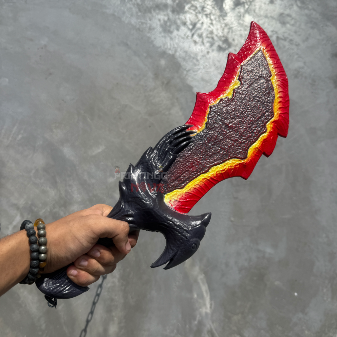 God of War Blades of Chaos Prop Set Of 2 || Premium Foam Cosplay Props Swords with Chain || GOD OF WAR