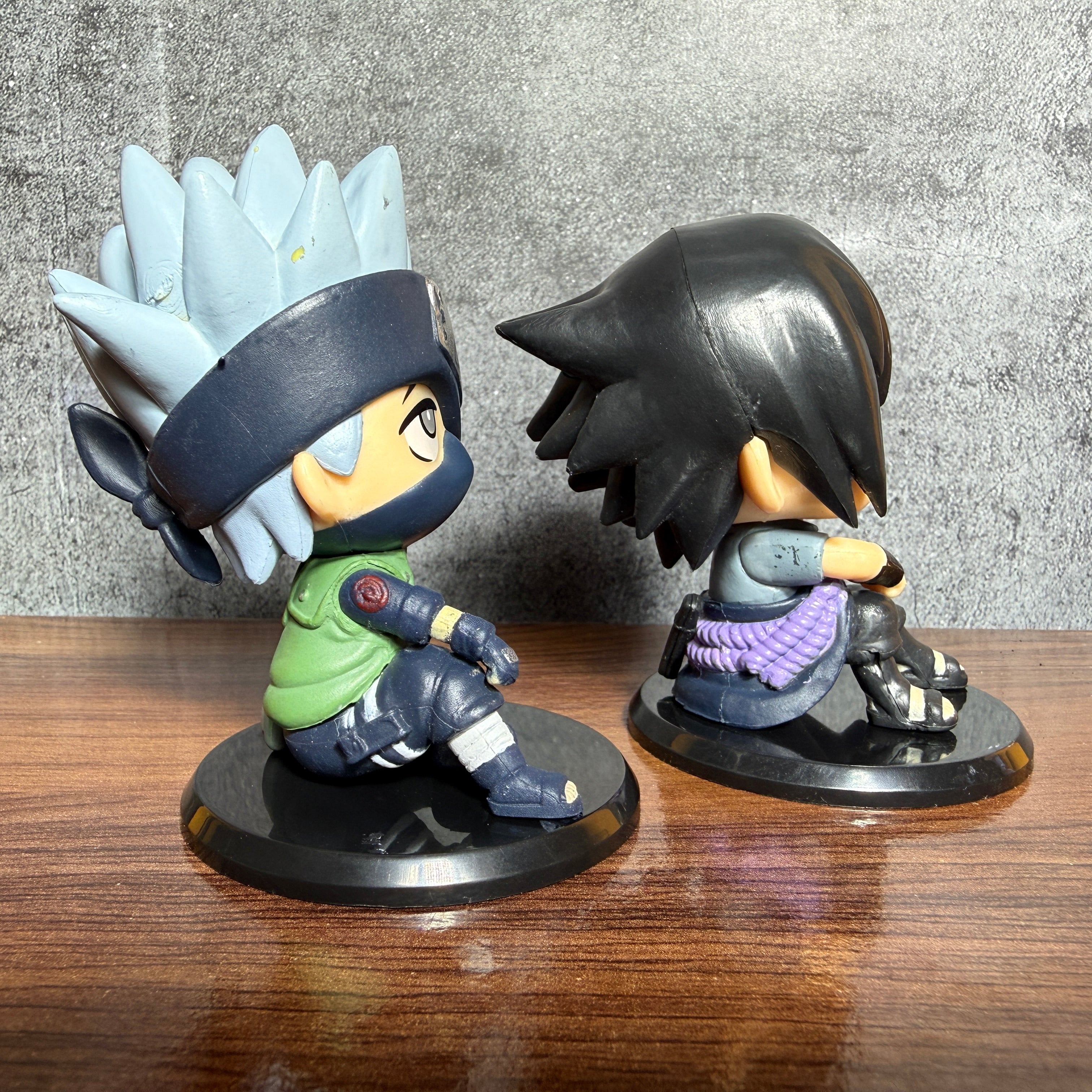 Sasuke Uchiha x Kakashi Hatake Miniature Set of 2 Action Figure || NARUTO