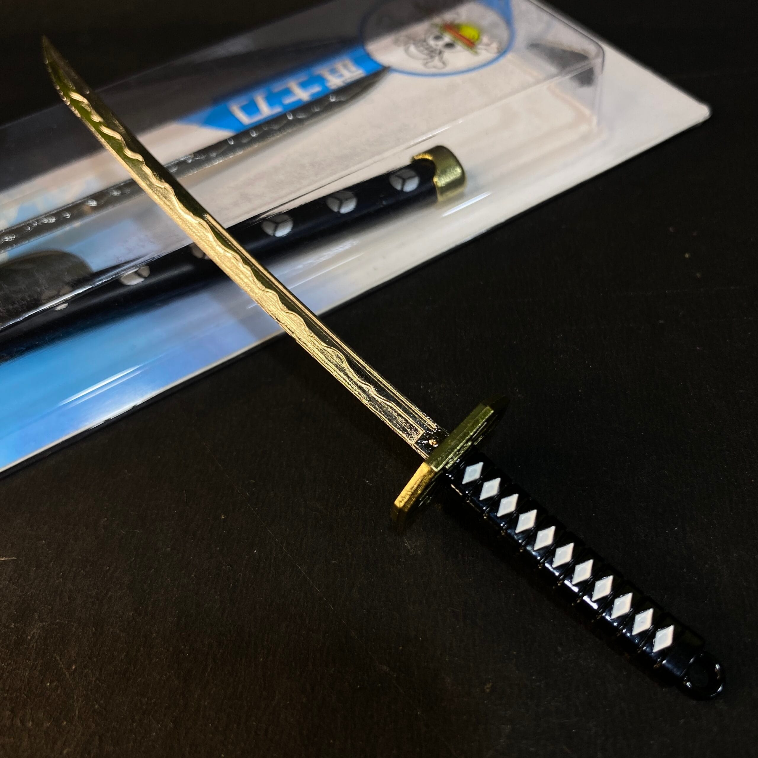 Black Metal Katana Keychains [16 CM] Keychain Keyring Model 2 || KATANA KEYCHAIN