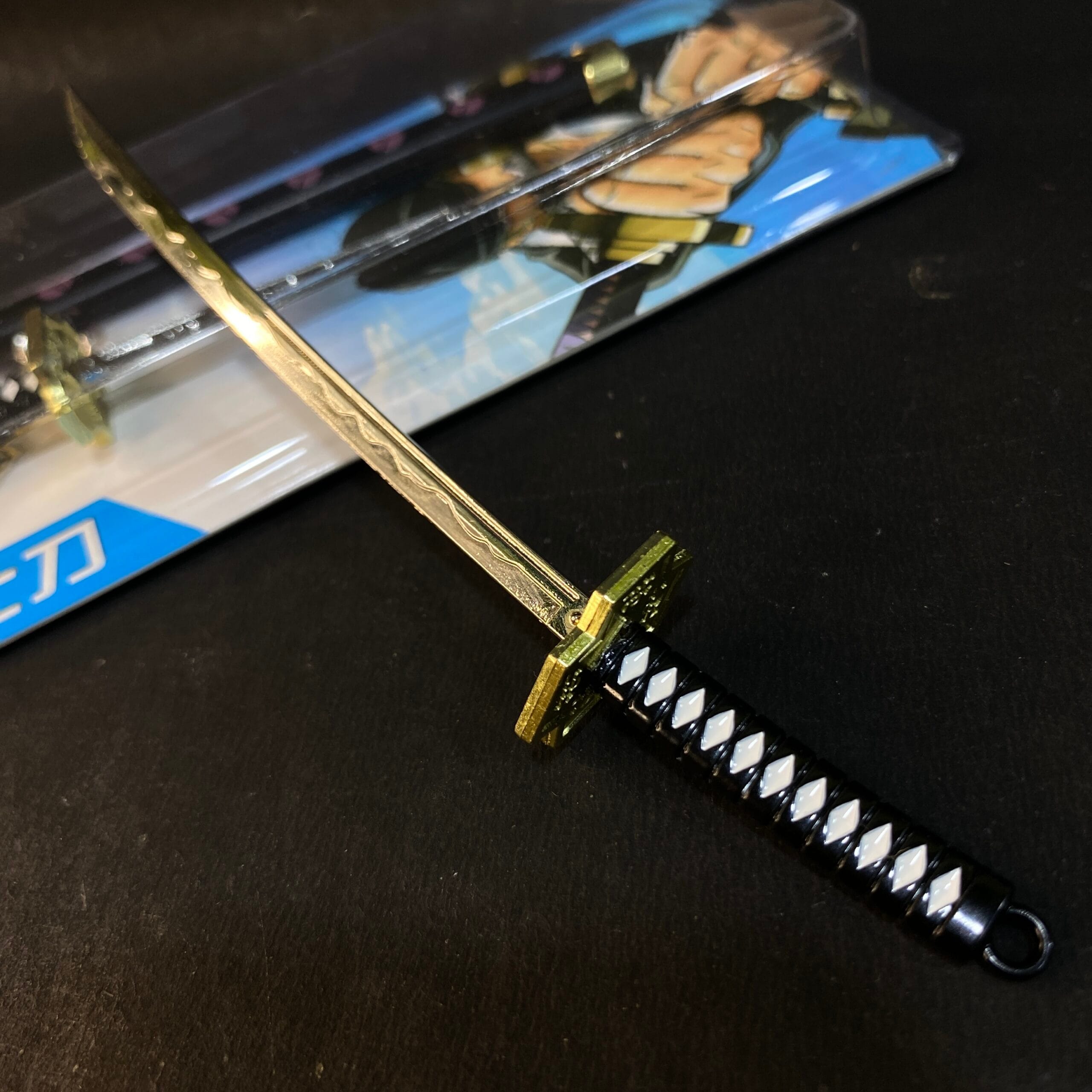 Black Metal Katana Keychains [16 CM] Keychain Keyring Model 4 || KATANA KEYCHAIN