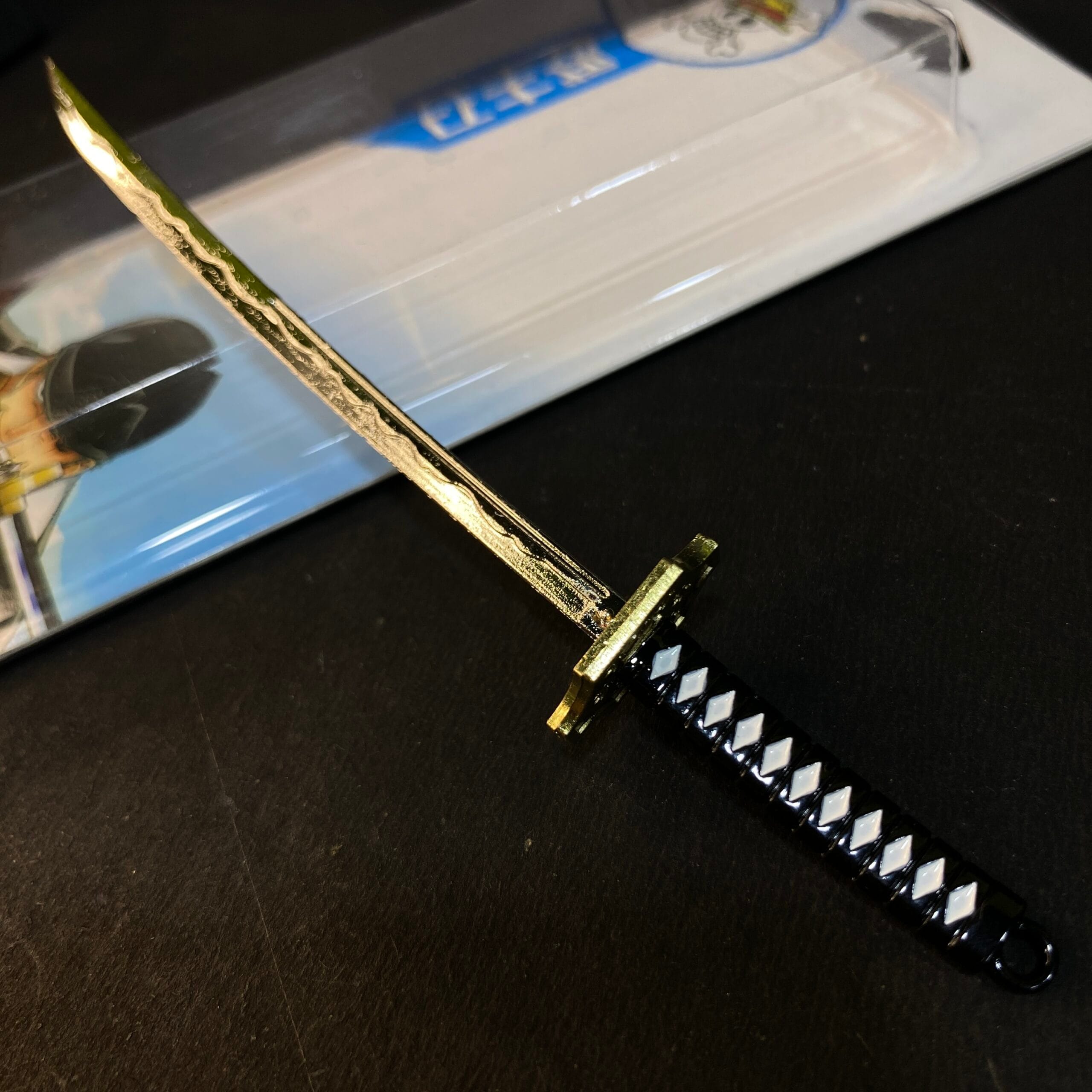 Black Metal Katana Keychains [16 CM] Keychain Keyring Model 5 || KATANA KEYCHAIN