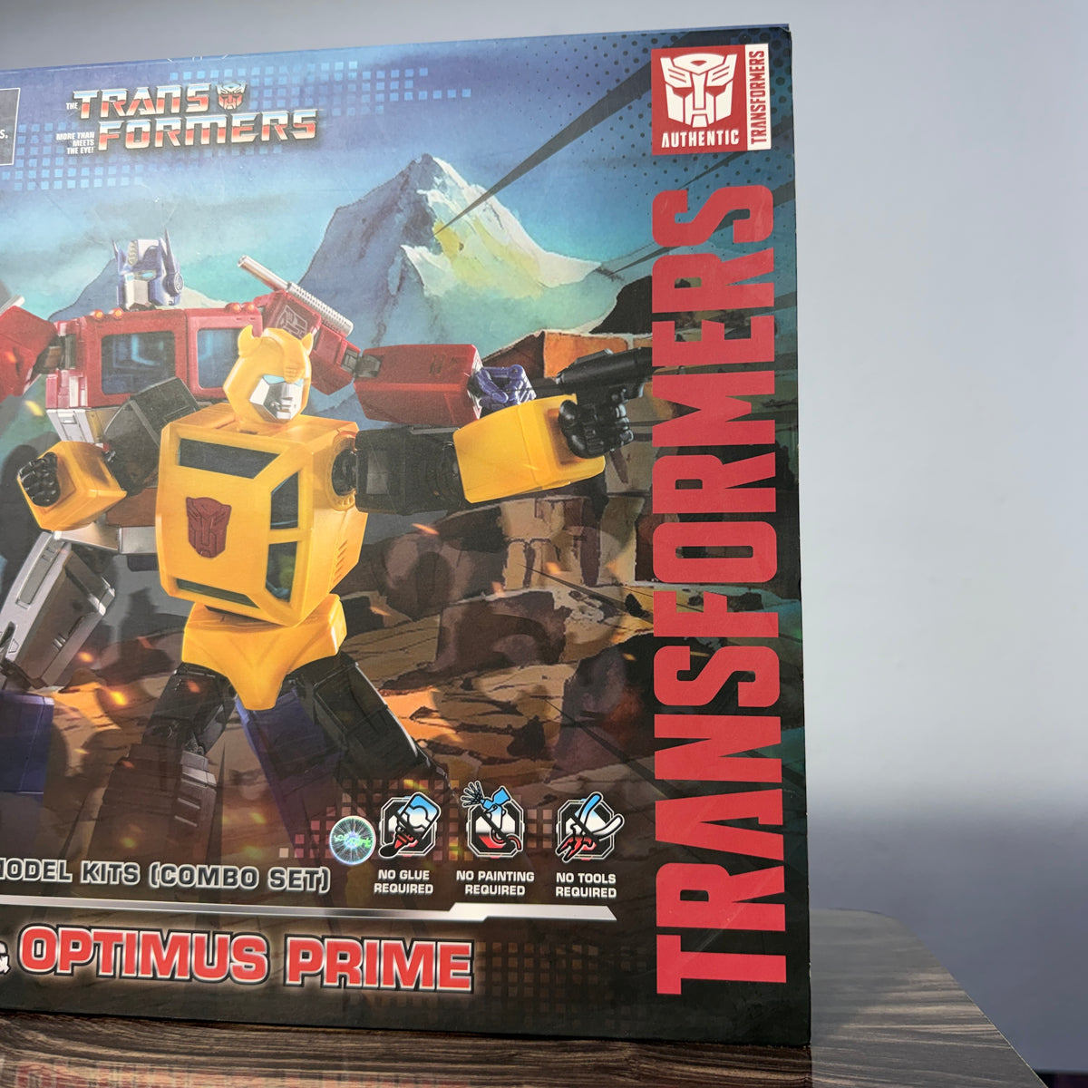 Yolopark Transformers G1 Optimus Prime & Bumblebee Combo Set AMK Advance Model Kit 16cm & 20cm - Hasbro Exclusive