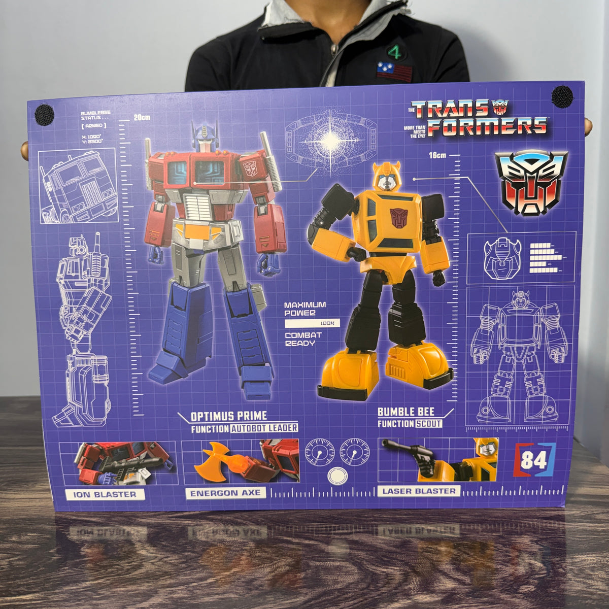 Yolopark Transformers G1 Optimus Prime & Bumblebee Combo Set AMK Advance Model Kit 16cm & 20cm - Hasbro Exclusive