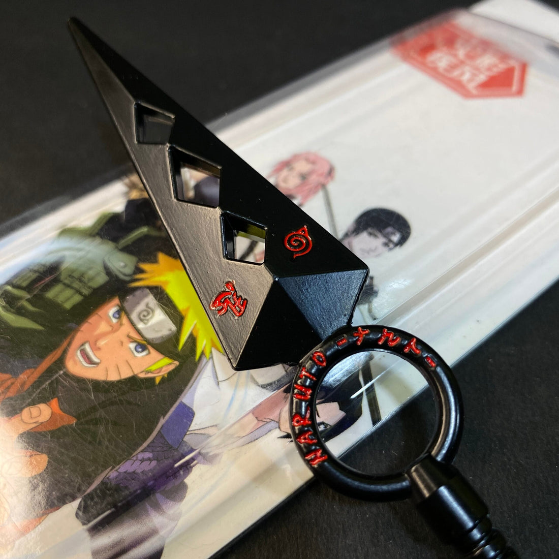 NARUTO METAL KUNAI WEAPON SASUKE UCHIHA [16 cm] KNIFE MODEL 4 || NARUTO