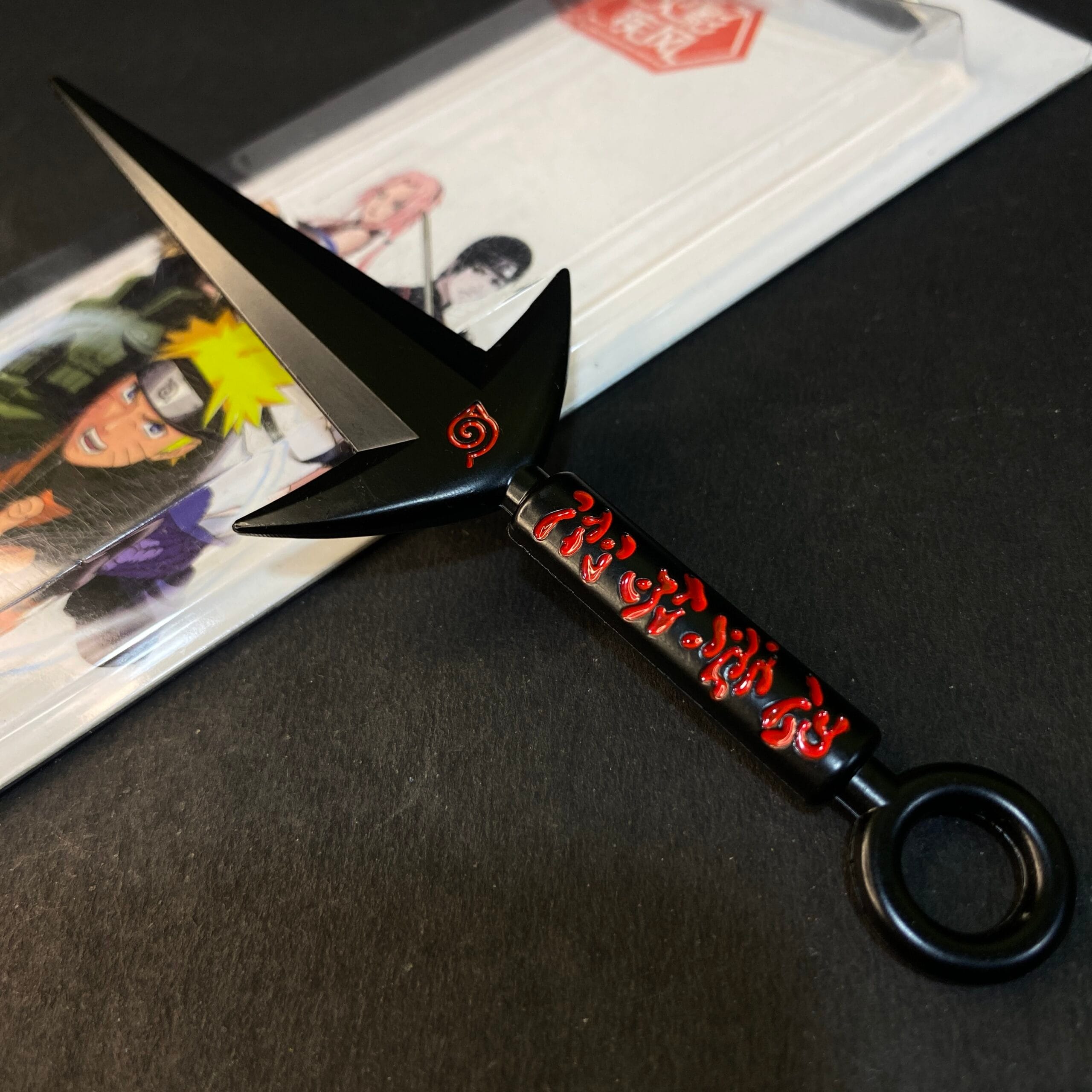 NARUTO METAL KUNAI WEAPON SASUKE UCHIHA [16 cm] KNIFE MODEL 1