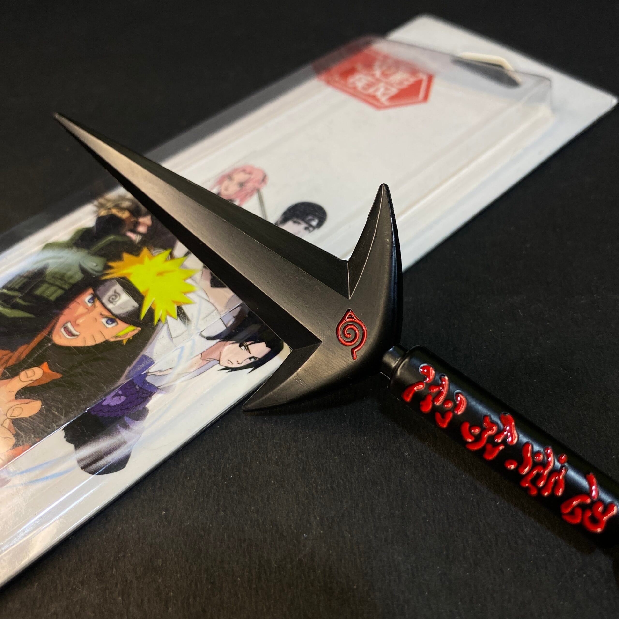 NARUTO METAL KUNAI WEAPON SASUKE UCHIHA [16 cm] KNIFE MODEL 1 || NARUTO