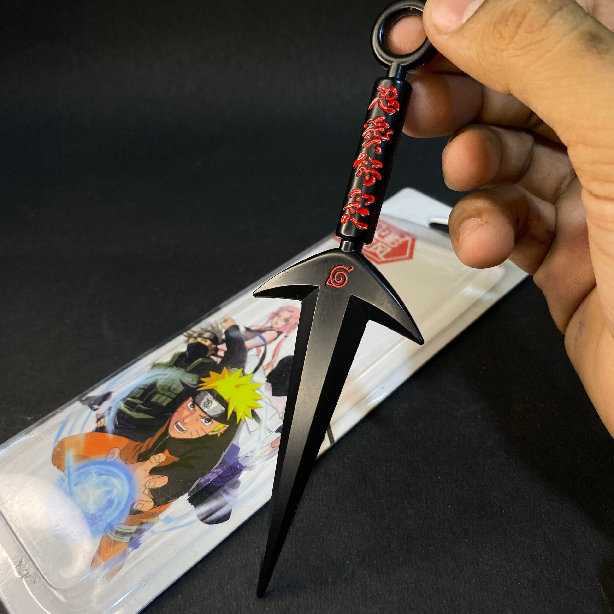NARUTO METAL KUNAI WEAPON SASUKE UCHIHA [16 cm] KNIFE MODEL 1 || NARUTO
