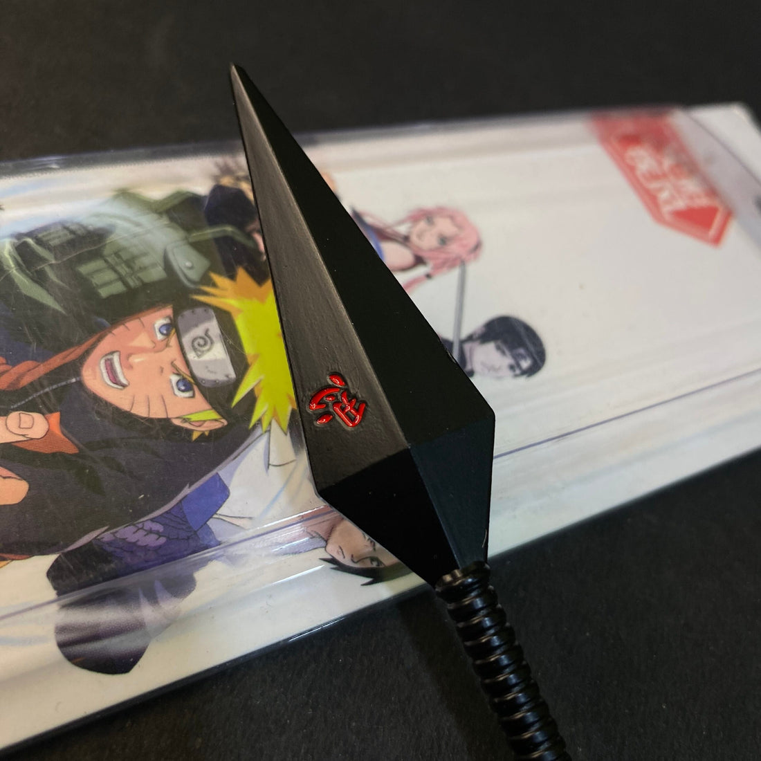 NARUTO METAL KUNAI WEAPON SASUKE UCHIHA [16 cm] KNIFE MODEL 3 || NARUTO