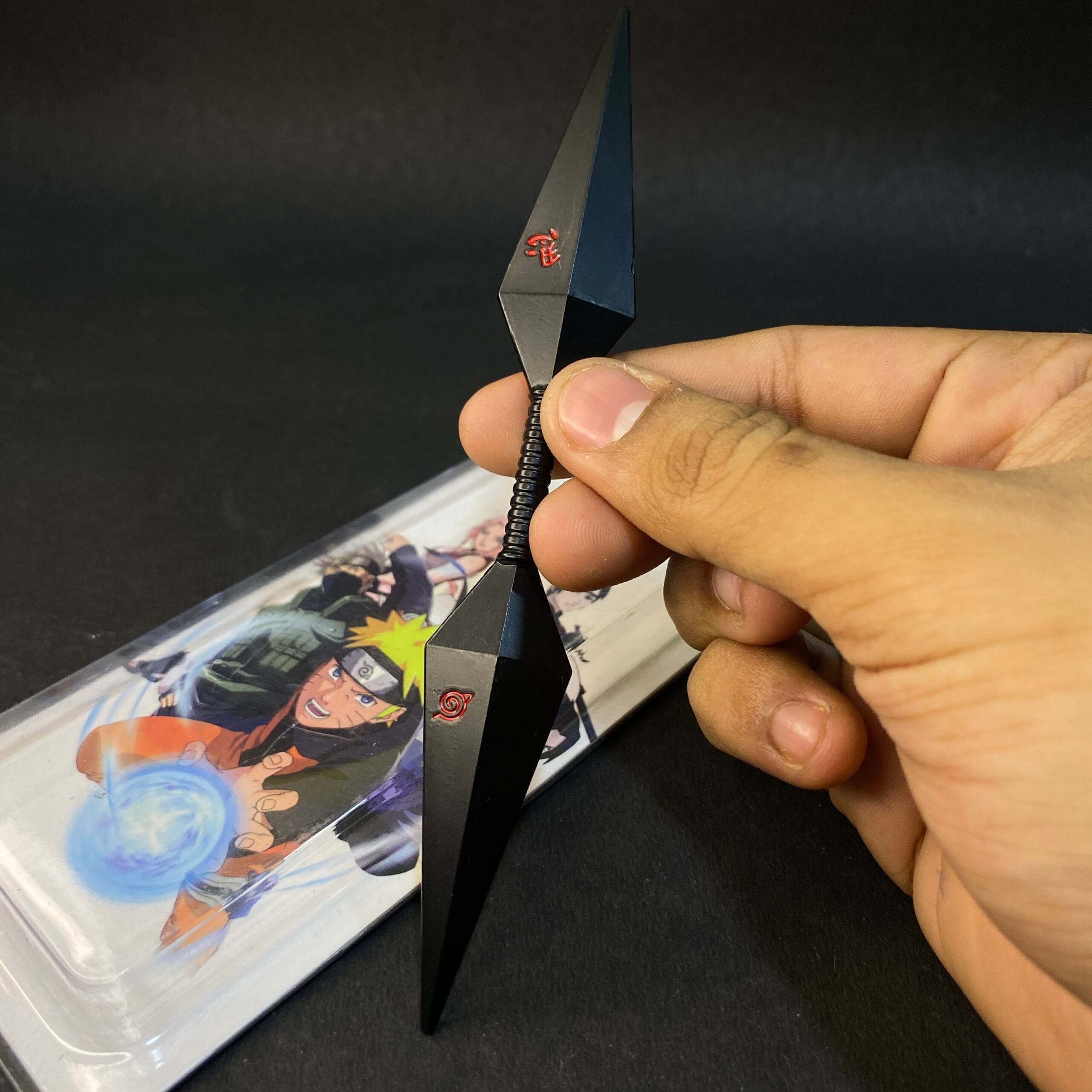 NARUTO METAL KUNAI WEAPON SASUKE UCHIHA [16 cm] KNIFE MODEL 3 || NARUTO
