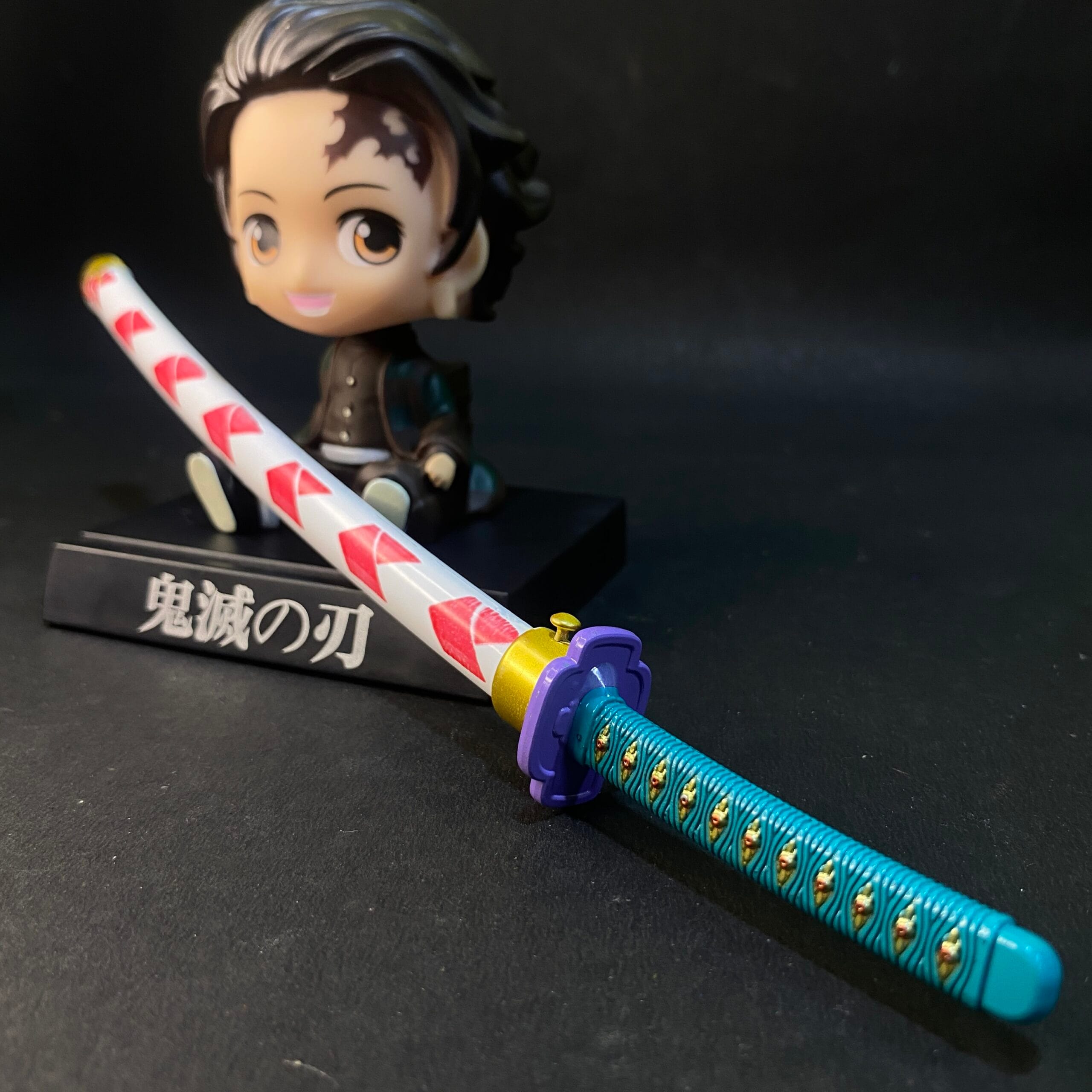 DEMON SLAYER KATANA WITH PUSH BUTTON [25 CM] || DEMON SLAYER