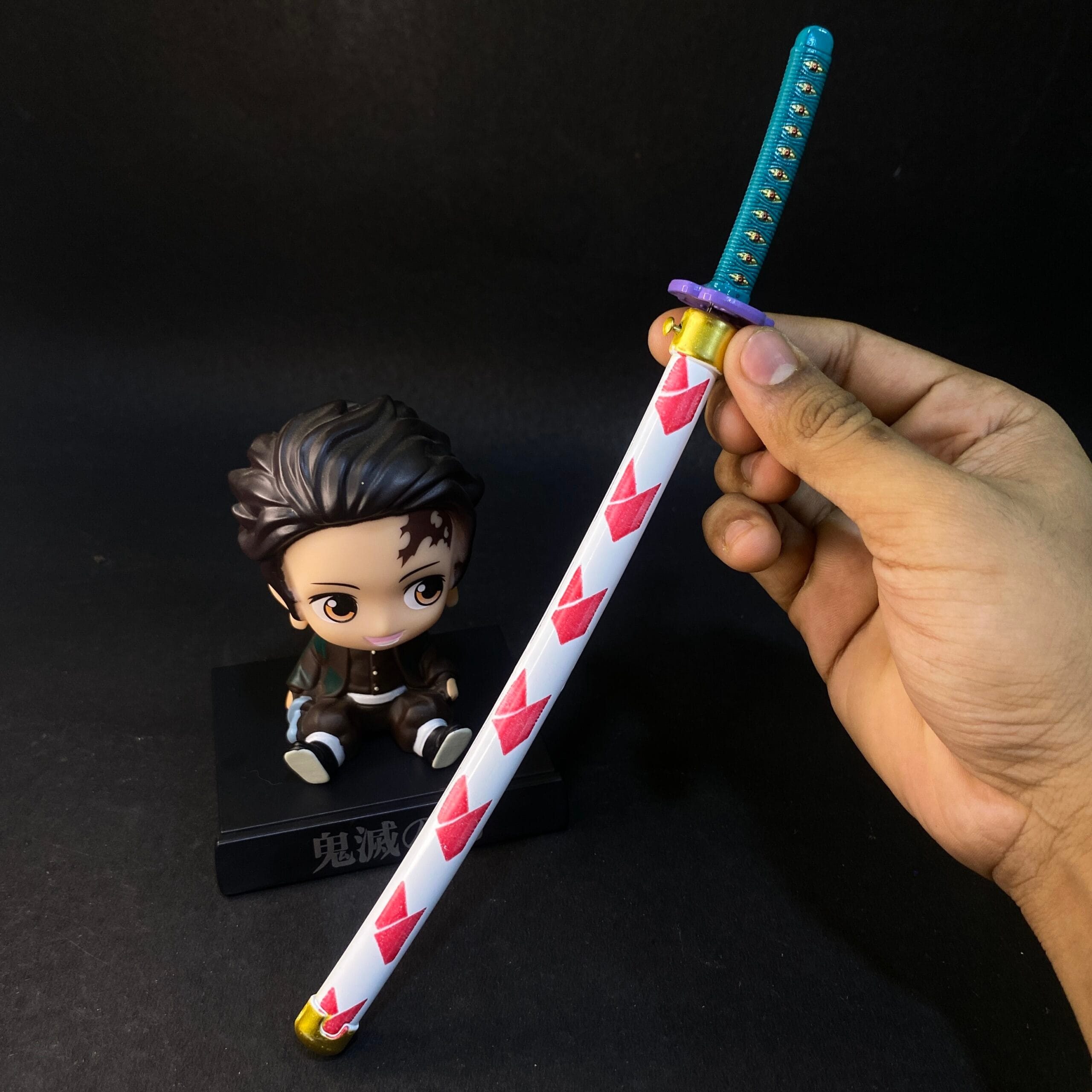 DEMON SLAYER KATANA WITH PUSH BUTTON [25 CM] || DEMON SLAYER