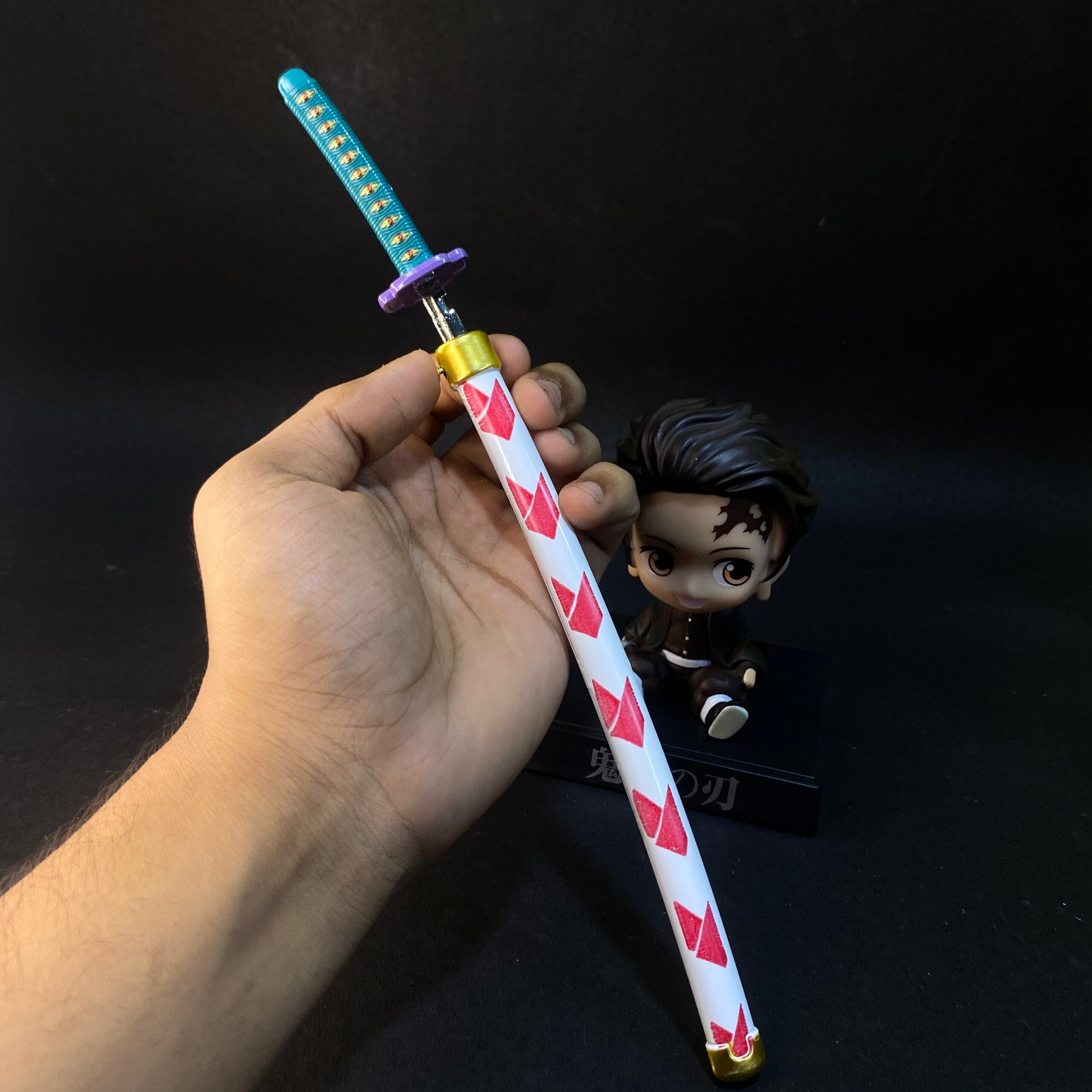 DEMON SLAYER KATANA WITH PUSH BUTTON [25 CM] || DEMON SLAYER