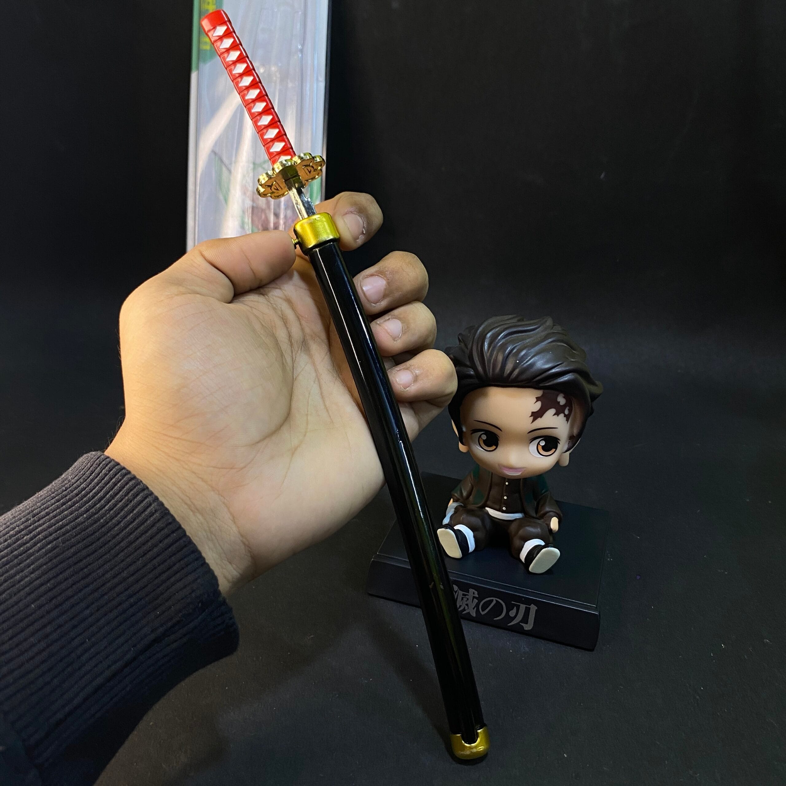 DEMON SLAYER NEZUKO KATANA WITH PUSH BUTTON [25 CM] || DEMON SLAYER