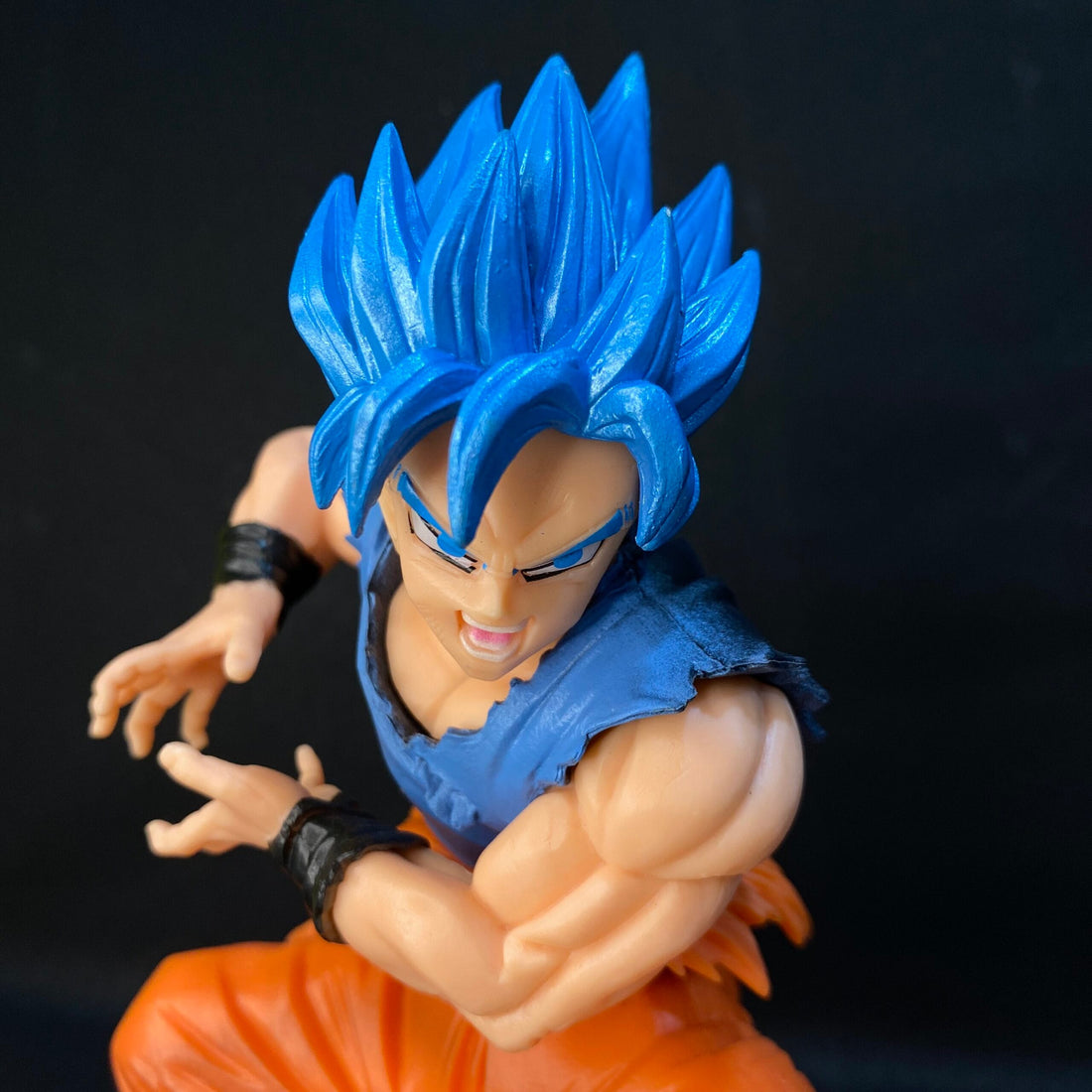Dragon Ball Z Goku Super Saiyan Blue Hair Action figure PVC (19cms) || DRAGON BALL Z
