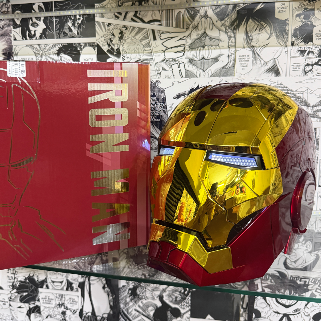 Iron Man MK5 Helmet Limited Edition with Voice Control & Remote ( Original Display Box ) || || Breathable Material || MARVEL