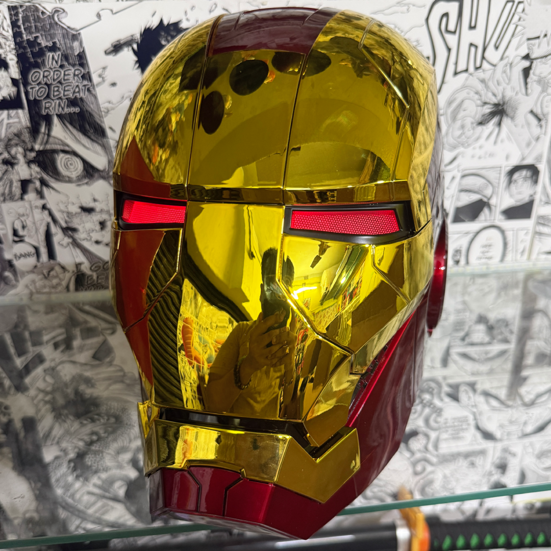 Iron Man MK5 Helmet Limited Edition with Voice Control & Remote ( Original Display Box ) || || Breathable Material || MARVEL