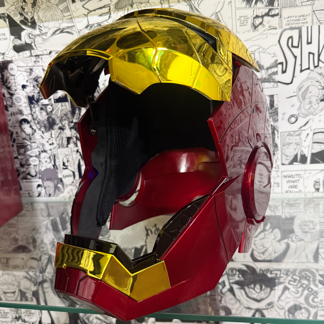 Iron Man MK5 Helmet Limited Edition with Voice Control & Remote ( Original Display Box ) || || Breathable Material || MARVEL
