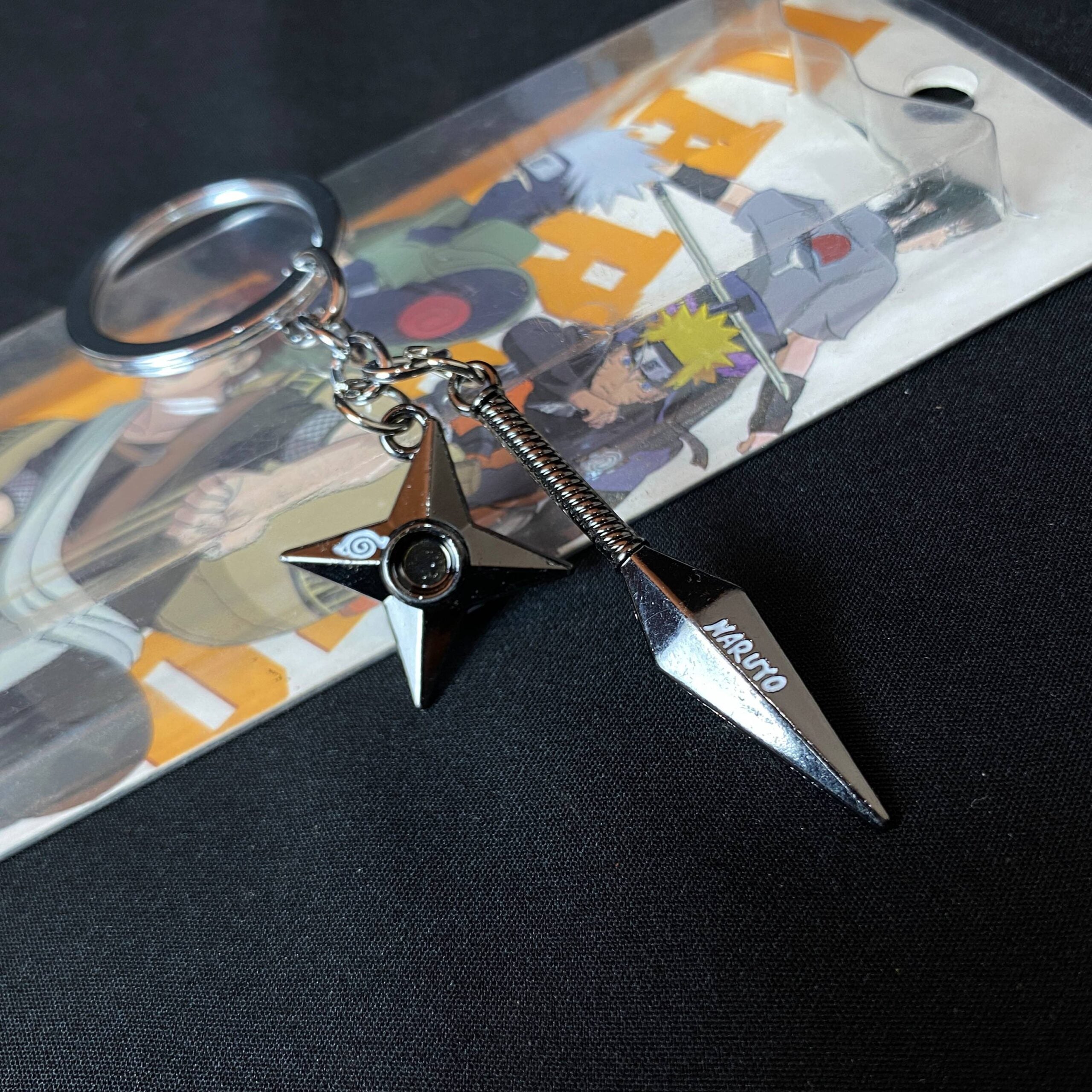 Naruto Kunai x Shuriken Keychain &  Samurai [9 CM] Keychain Keyring || NARUTO