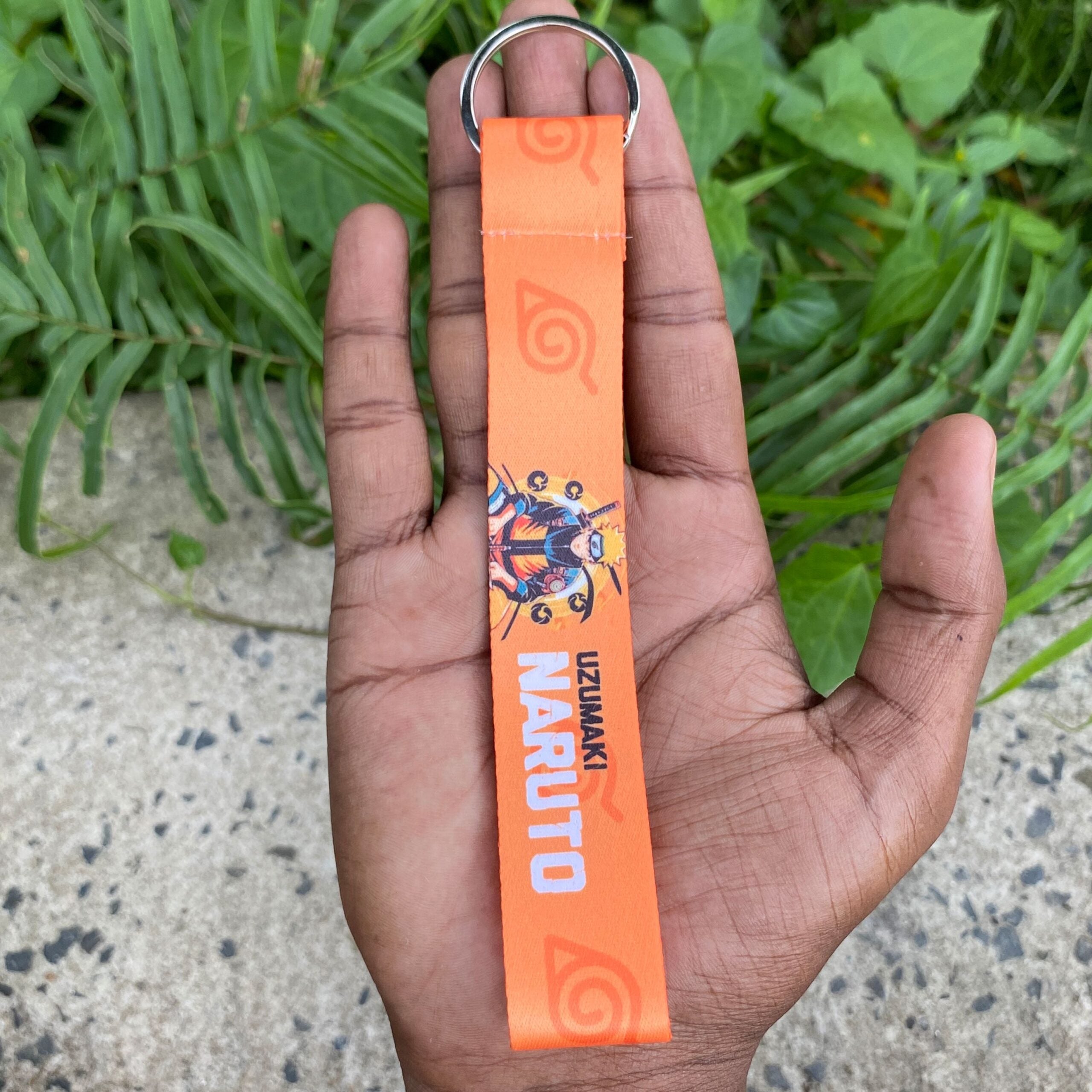 Naruto Uzumaki Handmade Cloth Premium Strap Keychain Keyring || NARUTO