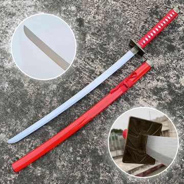 Bleach Renji Abarai Cosplay Replica Premium Life Size Wooden Katana [104 CM] || BLEACH