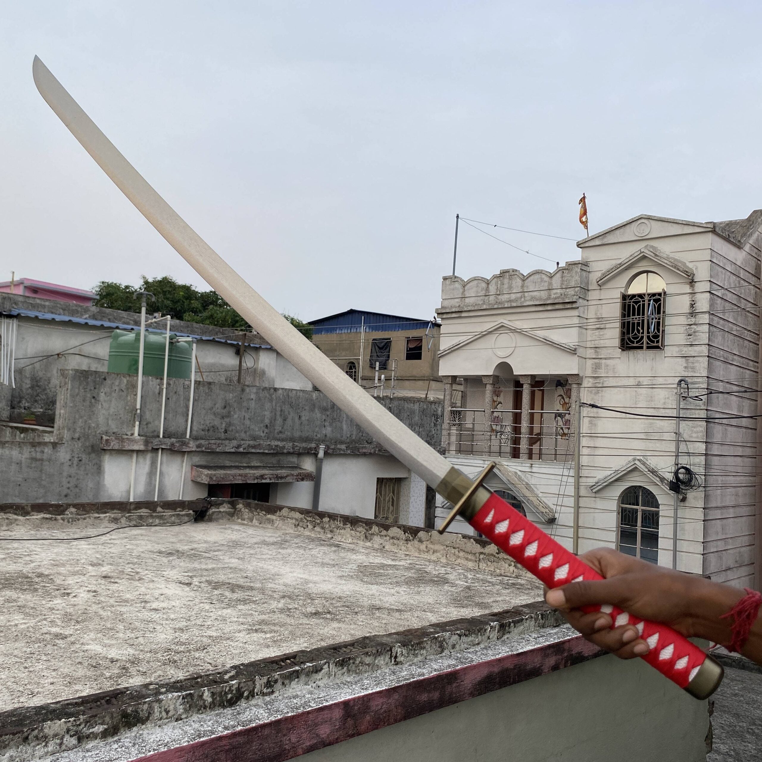 Bleach Renji Abarai Cosplay Replica Premium Life Size Wooden Katana [104 CM] || BLEACH