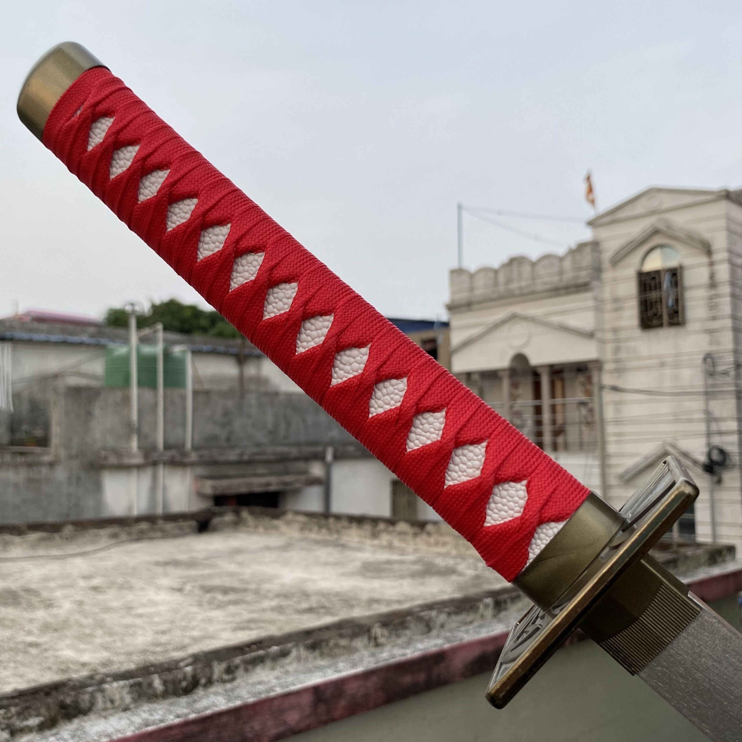 Bleach Renji Abarai Cosplay Replica Premium Life Size Wooden Katana [104 CM] || BLEACH
