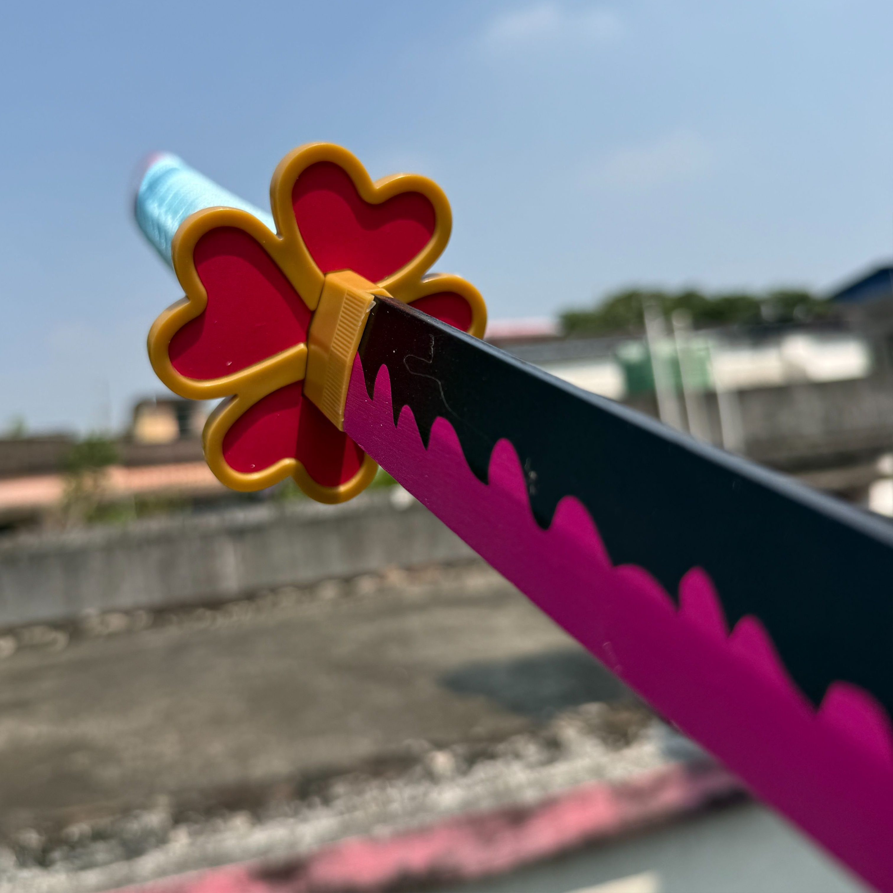 Demon Slayer Mitsuri’s Nichirin Cosplay Replica Premium Life Size Wooden Katana [104 CM] || DEMON SLAYER