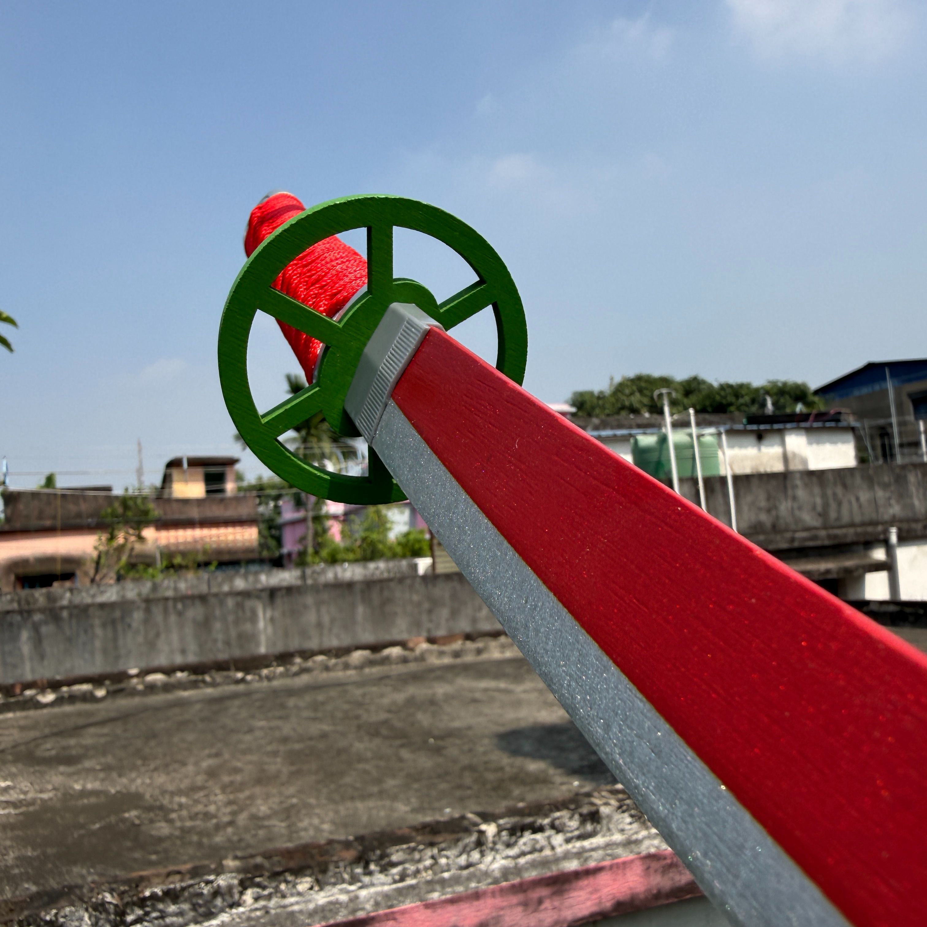 Demon Slayer Nezuko Kamado Nichirin Cosplay Replica Premium Life Size Wooden Katana [104 CM] || DEMON SLAYER