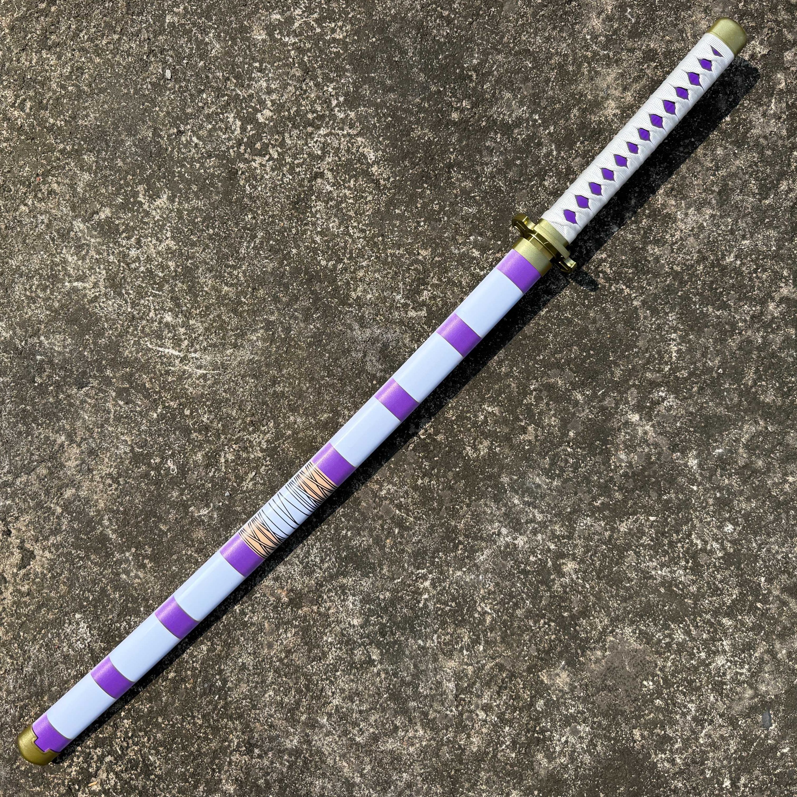 One Piece Monkey D Luffy Nidai Kitetsu Cosplay Replica Premium Life Size Wooden Katana [104 CM] || ONE PIECE