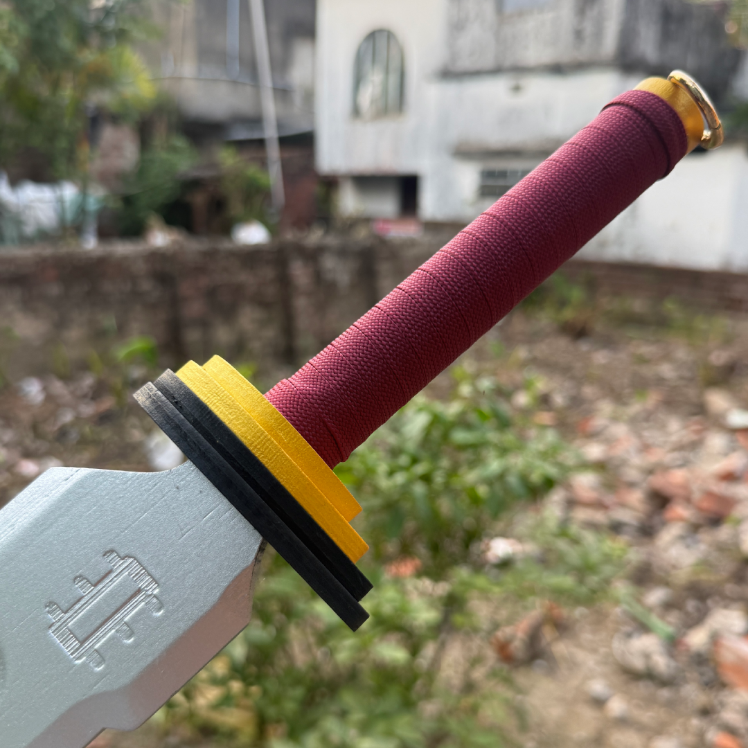 Jujutsu Kaisen Toji Fushiguro Inverted Spear of Heaven Cosplay Replica Premium Life Size Weapon ( Red ) || JUJUTSU KAISEN
