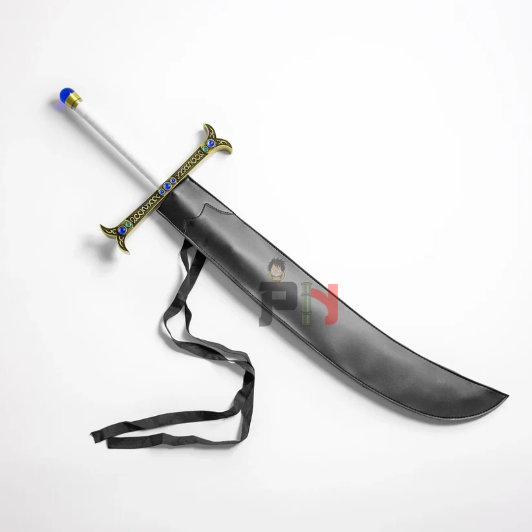 One Piece Mihawk Cosplay Sword Yoru – 120cm Wooden Replica Black Blade & Sheath