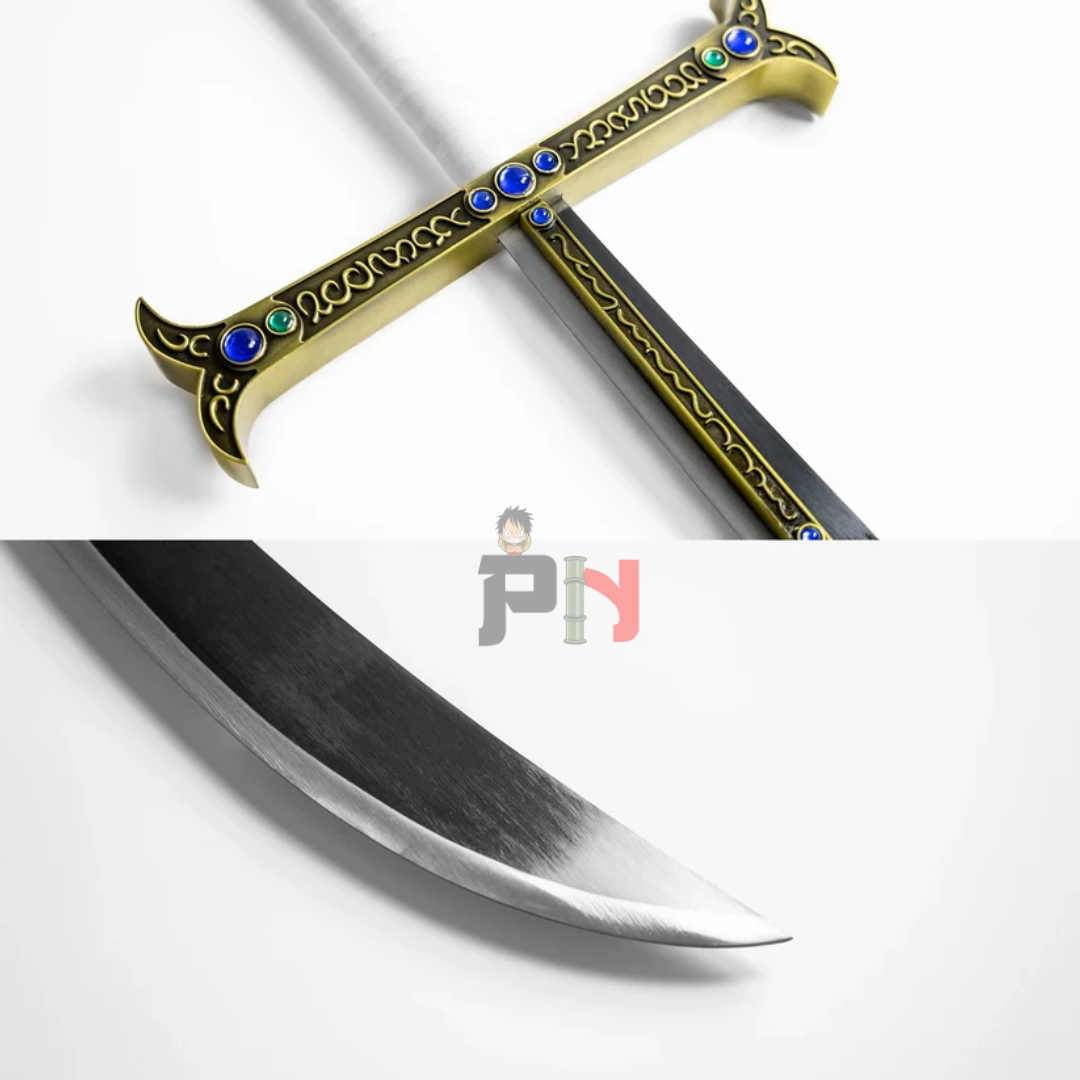 One Piece Mihawk Cosplay Sword Yoru – 120cm Wooden Replica Black Blade & Sheath