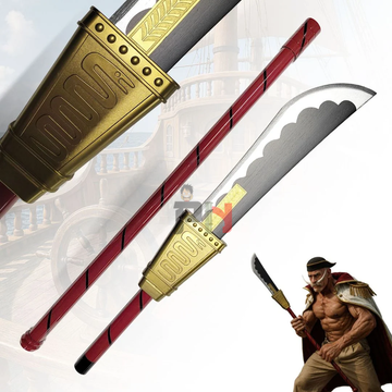 One Piece Whitebeard Naginata Murakumogiri – 150cm Cosplay Prop Weapon & Glaive Replica
