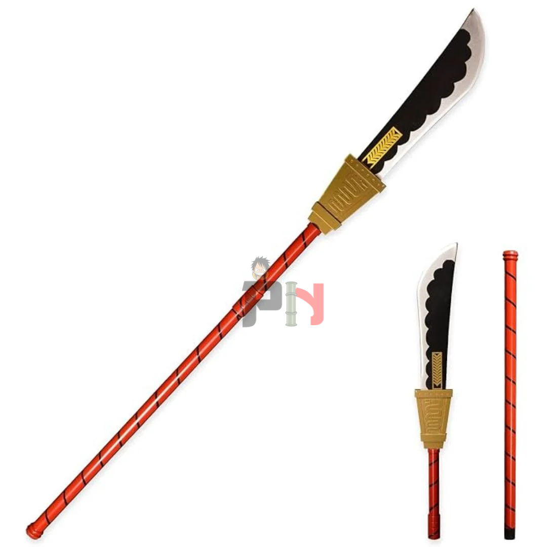 One Piece Whitebeard Naginata Murakumogiri – 150cm Cosplay Prop Weapon & Glaive Replica