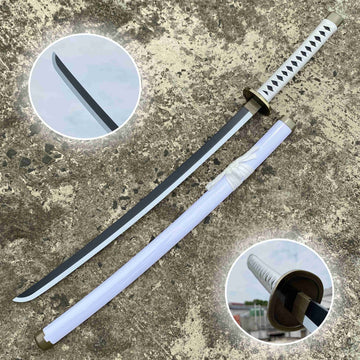 One Piece Rorono Zoro White Wado Ichimonji Cosplay Replica Premium Life Size Wooden Katana [104 CM] || ONE PIECE