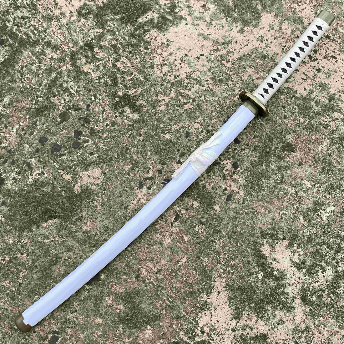 One Piece Rorono Zoro White Wado Ichimonji Cosplay Replica Premium Life Size Wooden Katana [104 CM] || ONE PIECE