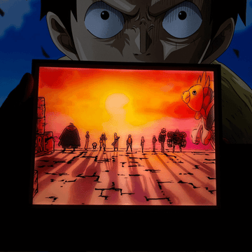 The One Piece Straw Hat Crew Wano Arc Anime Light Box Lamp || ONE PIECE