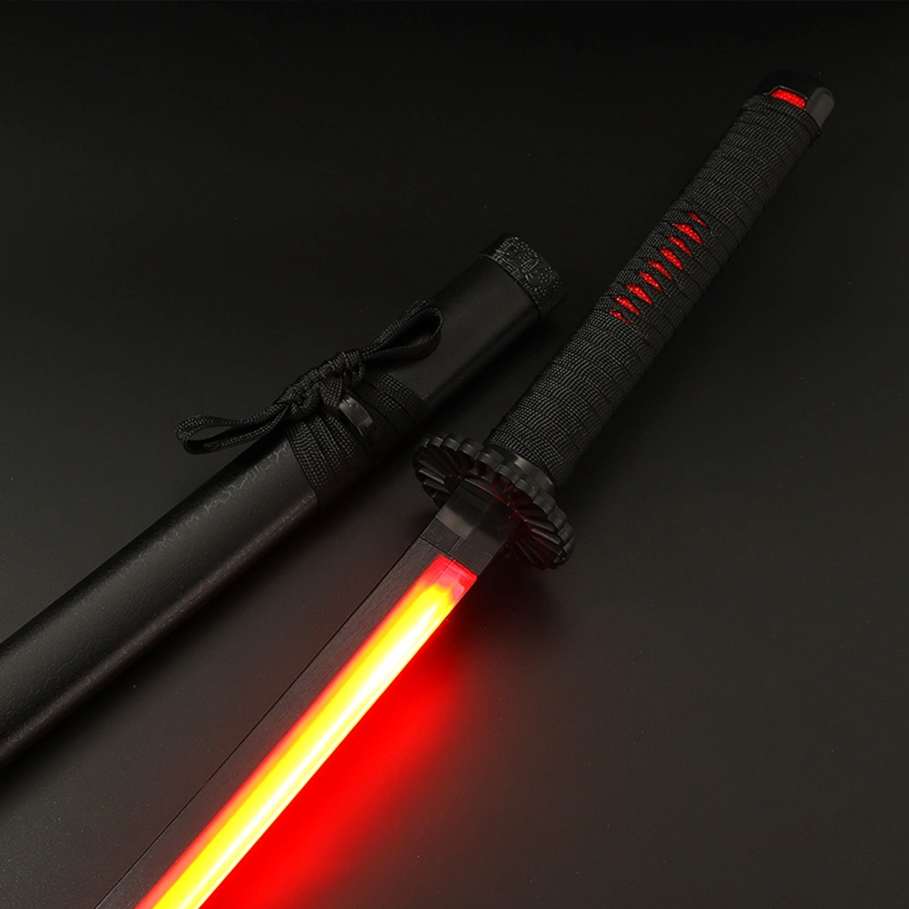 *LED* Bleach True Destined Unnamed Sword Version II Cosplay Replica Limited Edition Premium Life Size Led Wooden Katana [104 CM] || BLEACH