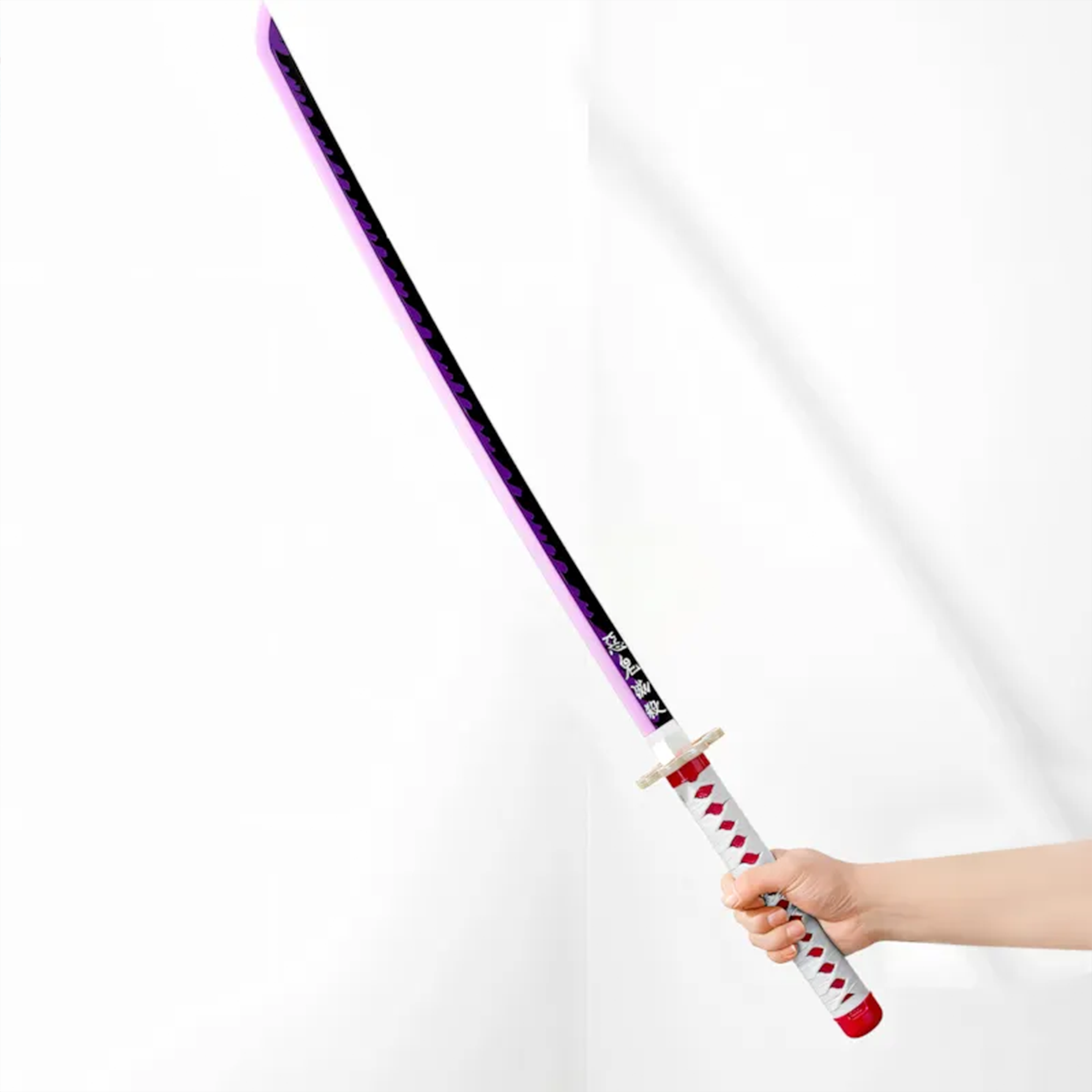 *LED* Demon Slayer Mitsuri’s Nichirin Cosplay Replica Limited Edition Premium Life Size Led Wooden Katana [104 CM] ||  DEMON SLAYER