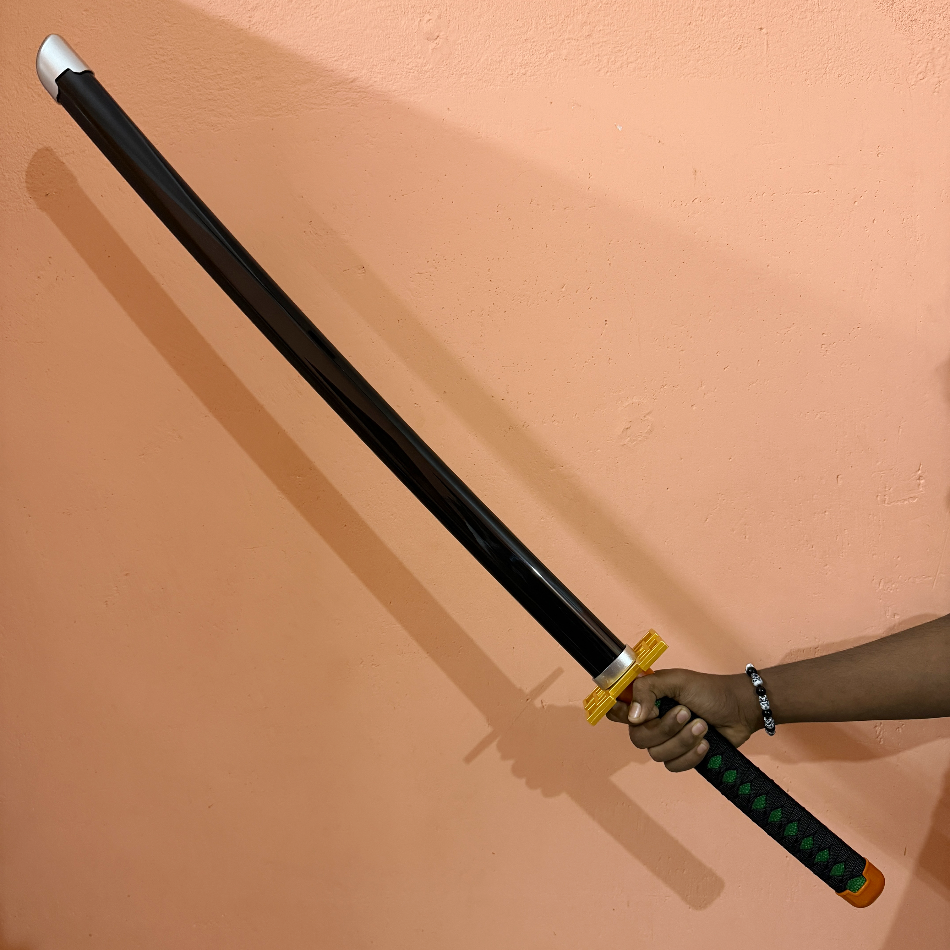 *LED* Demon Slayer Muichiro Tokito’s Nichirin Cosplay Replica Limited Edition Premium Life Size Led Wooden Katana [104 CM] ||  DEMON SLAYER